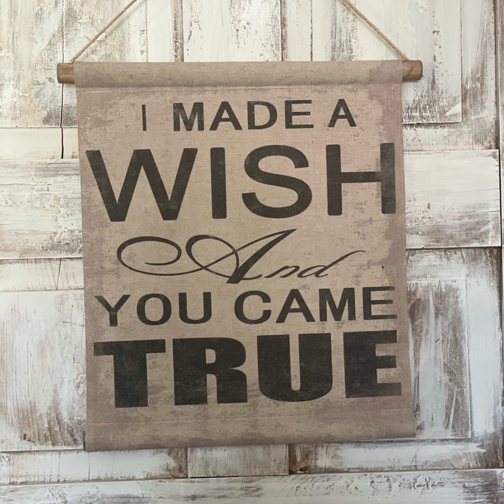 Canvas sign
